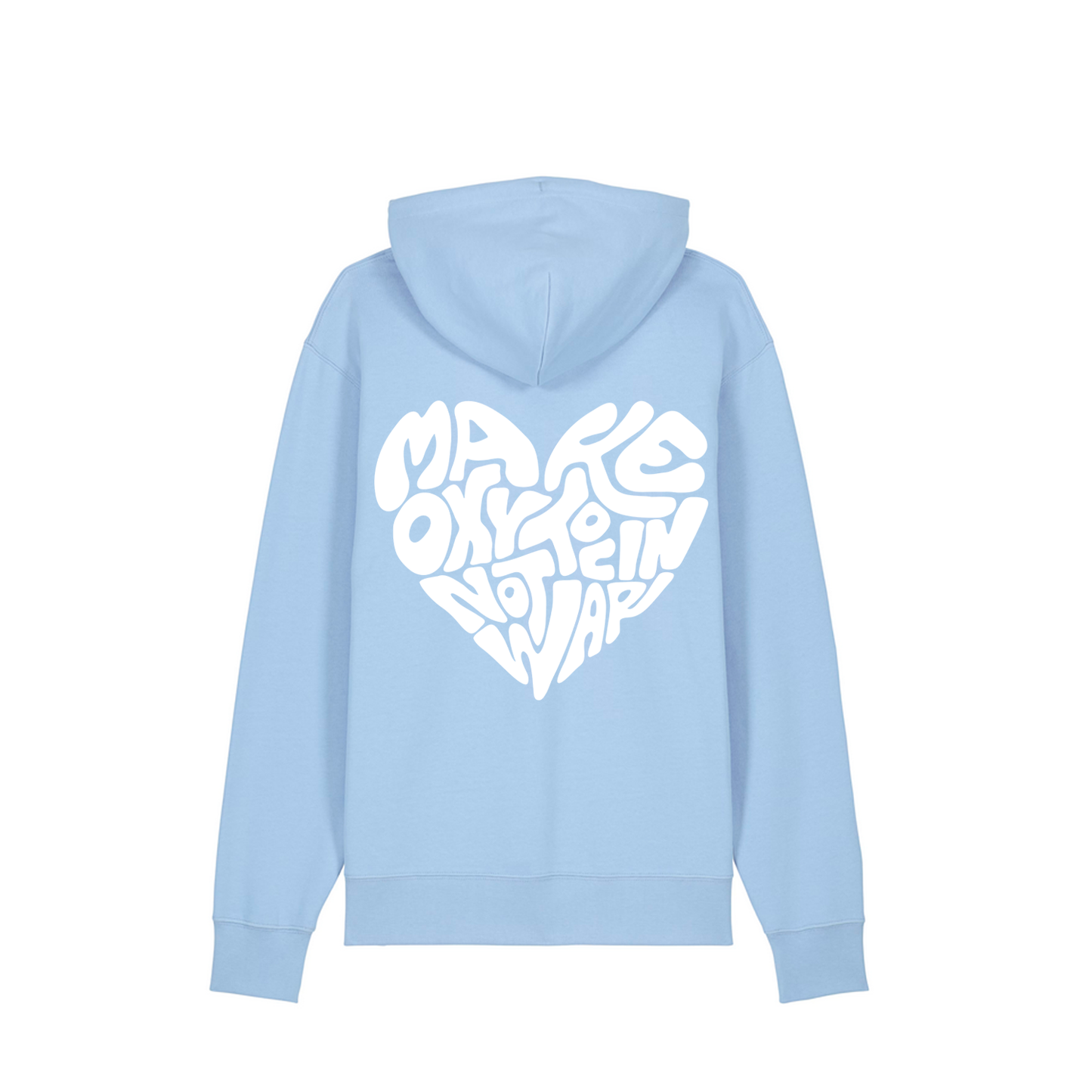 Hoodie "Make Oxytocin Not War" + Frontprint | REGULAR FIT