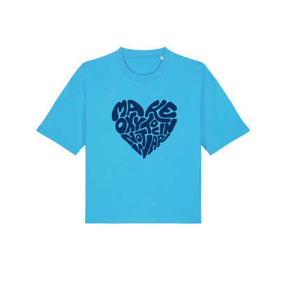 Boxy T-Shirt "Make Oxytocin Not War" | OVERSIZED FIT