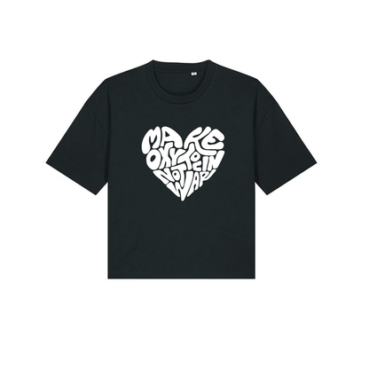 Boxy T-Shirt "Make Oxytocin Not War" | OVERSIZED FIT