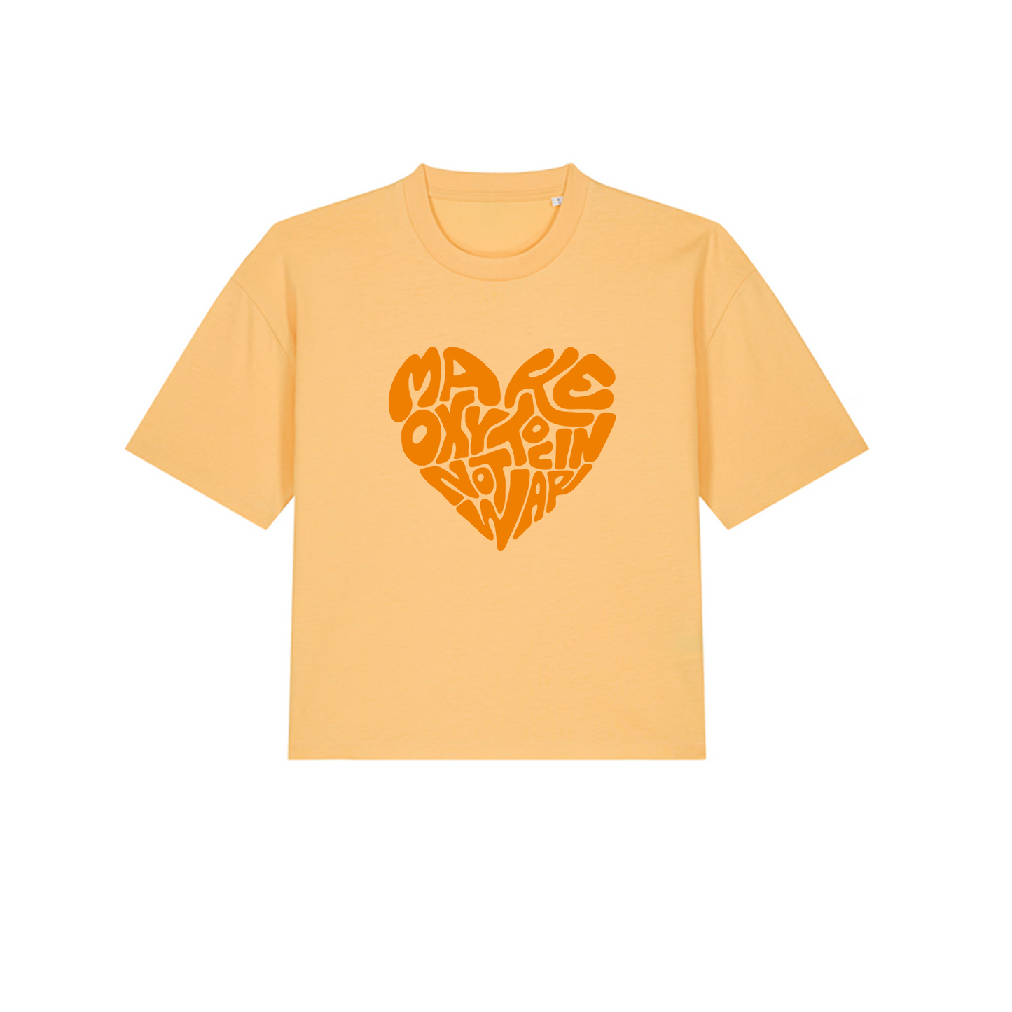 Boxy T-Shirt "Make Oxytocin Not War" | OVERSIZED FIT