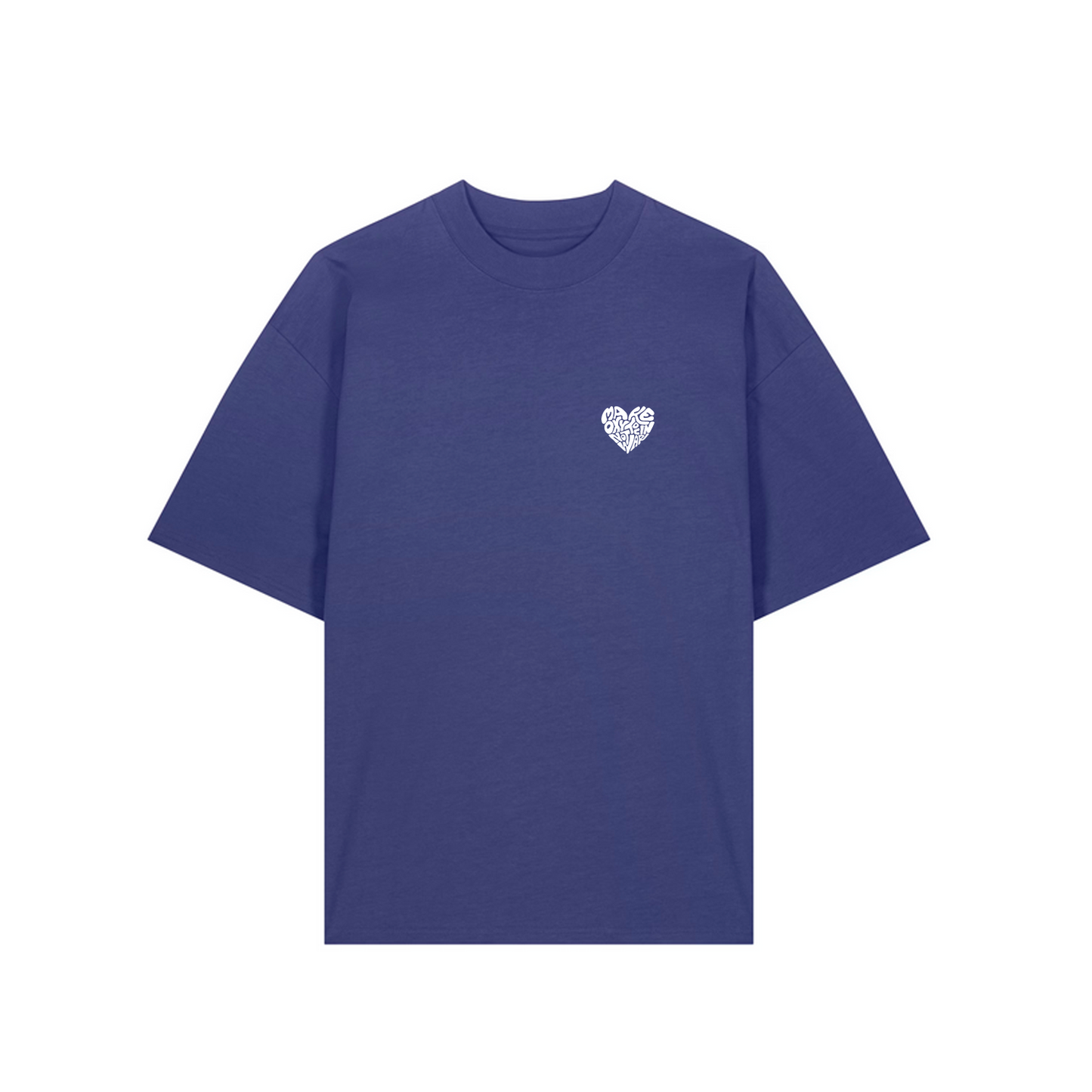 T-Shirt "Make Oxytocin Not War" + Frontprint  | OVERSIZED FIT