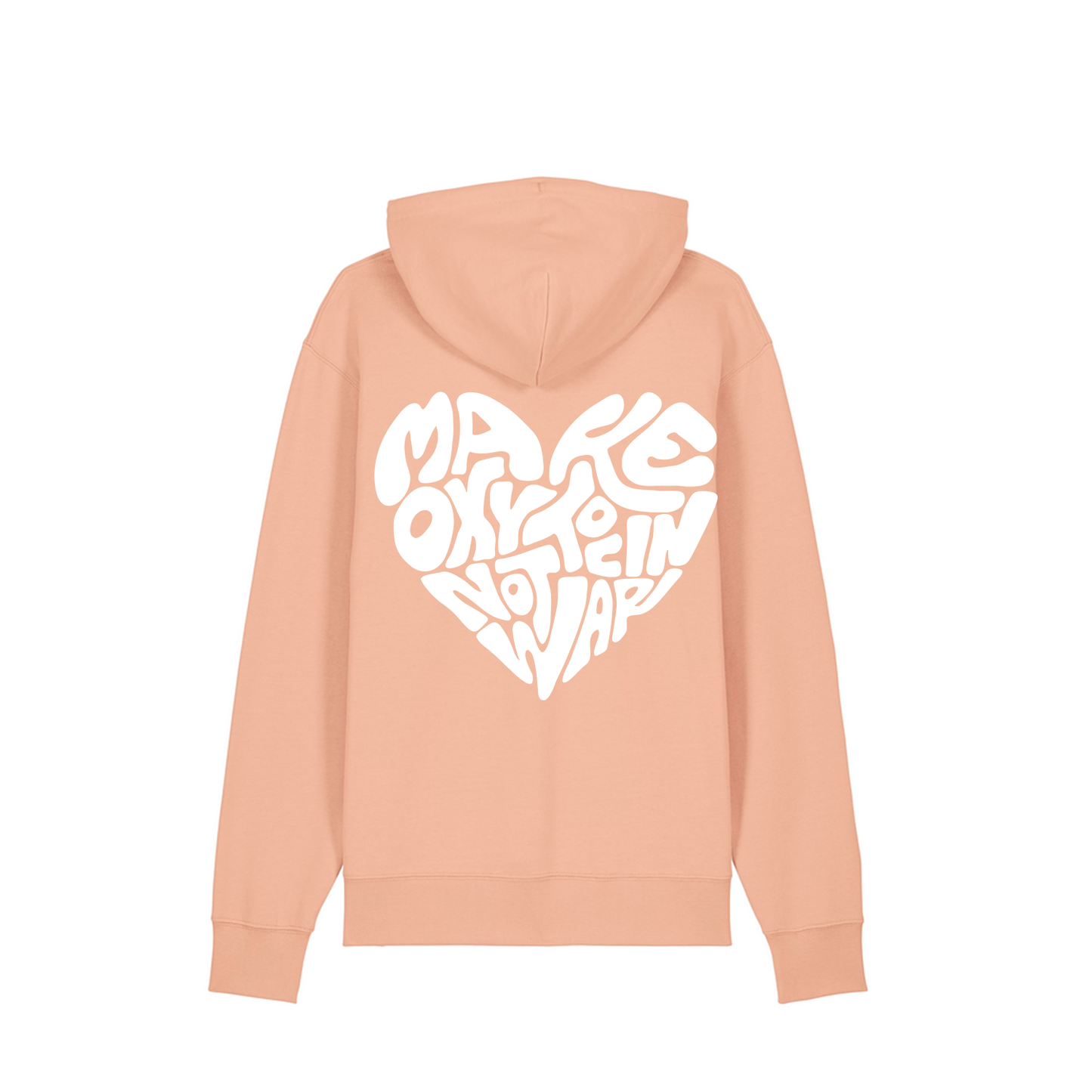 Hoodie "Make Oxytocin Not War" + Frontprint | REGULAR FIT