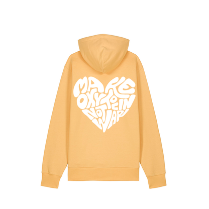 Hoodie "Make Oxytocin Not War" + Frontprint | REGULAR FIT