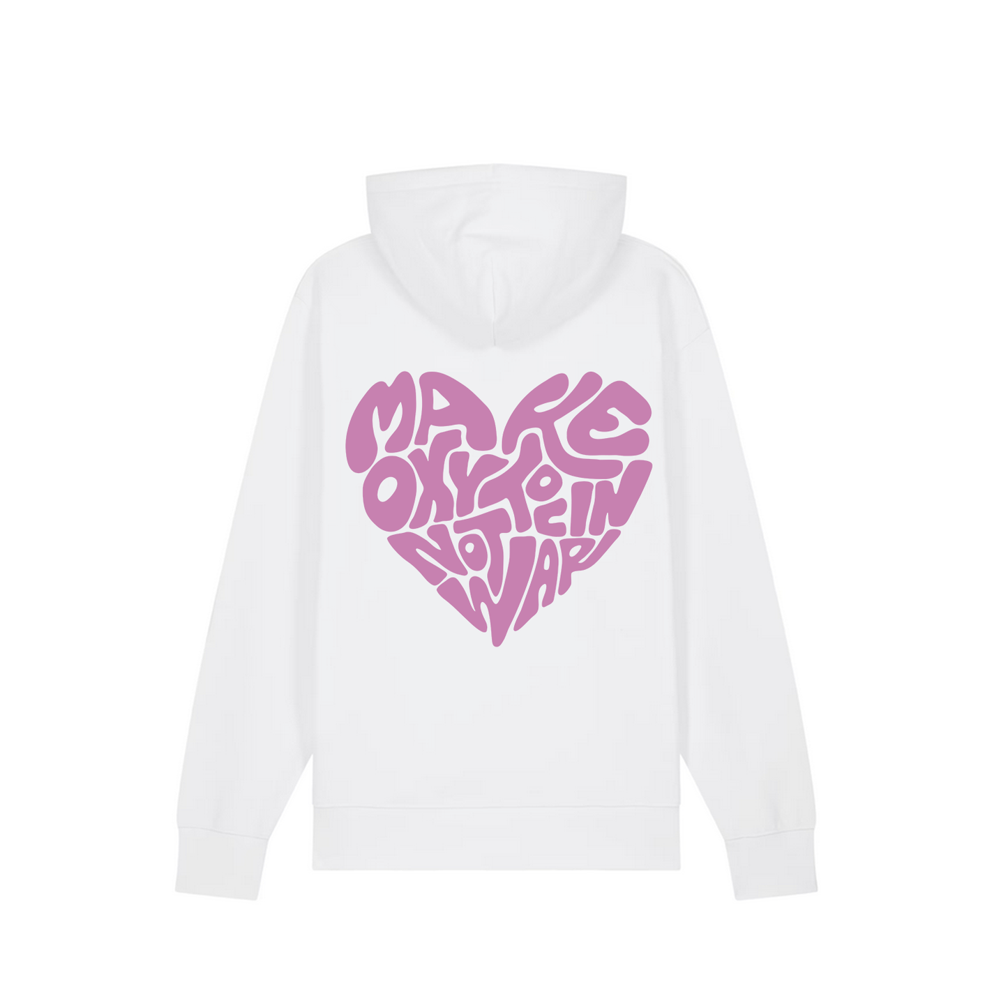 Hoodie "Make Oxytocin Not War" + Frontprint | REGULAR FIT