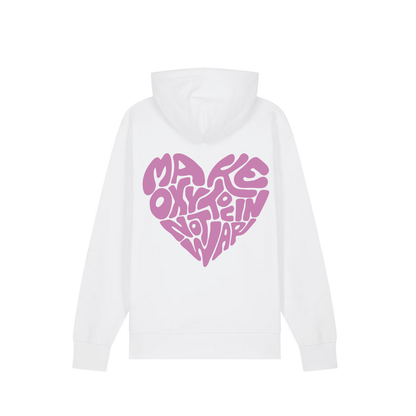 Hoodie "Make Oxytocin Not War" + Frontprint | REGULAR FIT