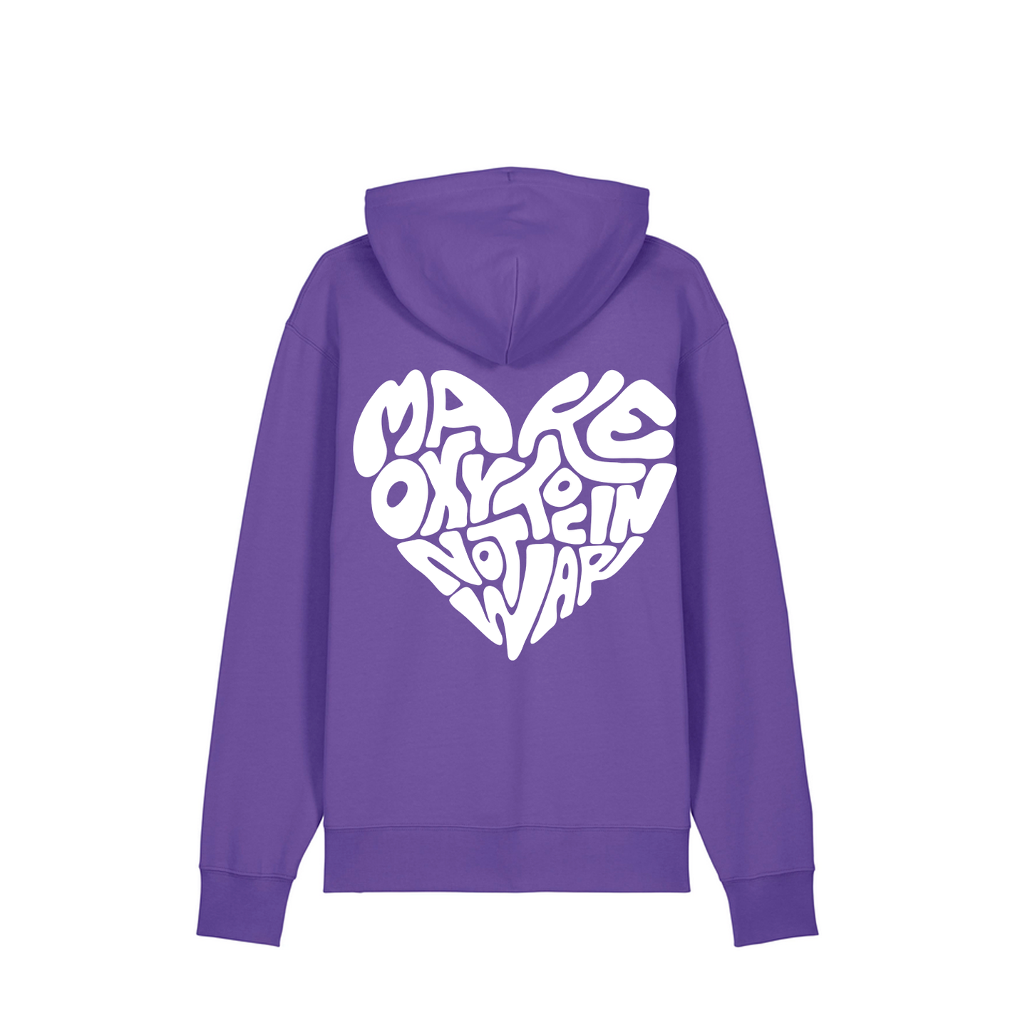 Hoodie "Make Oxytocin Not War" + Frontprint | REGULAR FIT