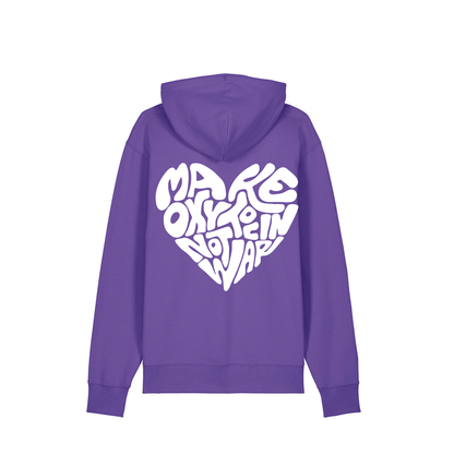 Hoodie "Make Oxytocin Not War" + Frontprint | REGULAR FIT