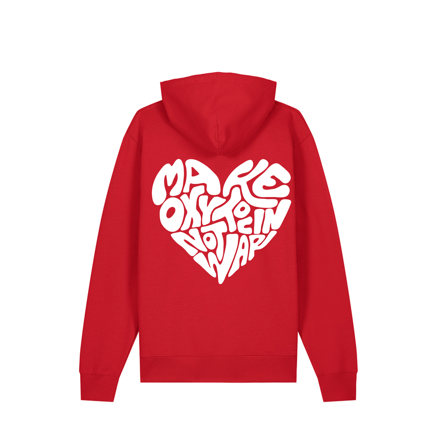 Hoodie "Make Oxytocin Not War" + Frontprint | REGULAR FIT