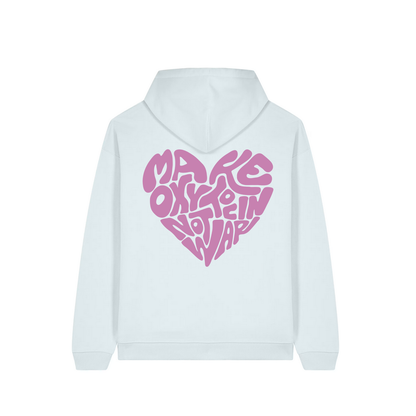 Hoodie "Make Oxytocin Not War" + Frontprint | OVERSIZED FIT
