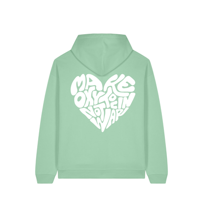 Hoodie "Make Oxytocin Not War" + Frontprint | OVERSIZED FIT
