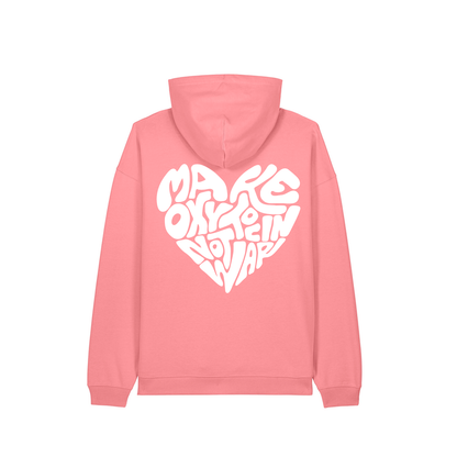 Hoodie "Make Oxytocin Not War" + Frontprint | OVERSIZED FIT