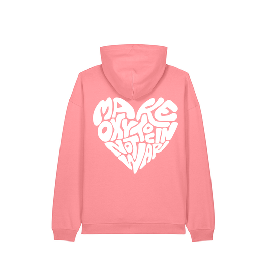 Hoodie "Make Oxytocin Not War" + Frontprint | OVERSIZED FIT