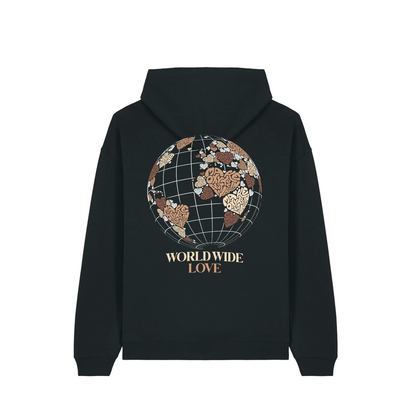 Hoodie "WORLD WIDE LOVE" | Make Oxytocin Not War