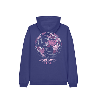 Hoodie "WORLD WIDE LOVE" | Make Oxytocin Not War