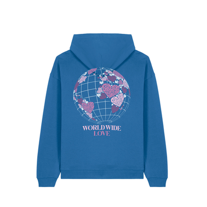 Hoodie "WORLD WIDE LOVE" | Make Oxytocin Not War
