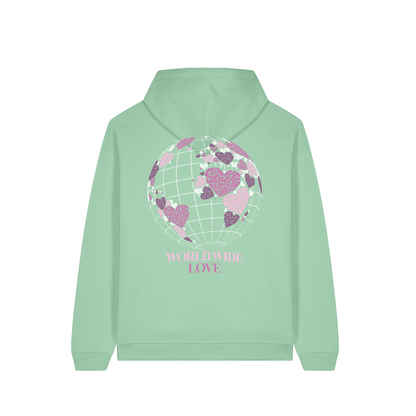 Hoodie "WORLD WIDE LOVE" | Make Oxytocin Not War