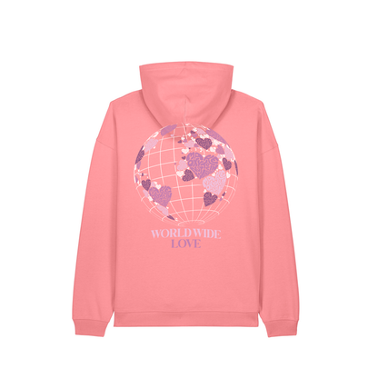 Hoodie "WORLD WIDE LOVE" | Make Oxytocin Not War