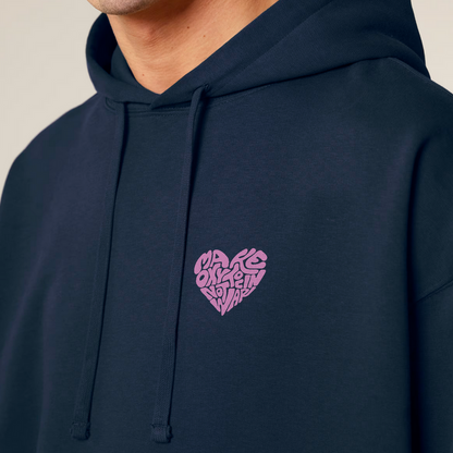 Hoodie "WORLD WIDE LOVE" | Make Oxytocin Not War