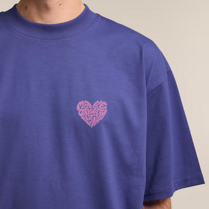 T-Shirt "WORLD WIDE LOVE" + Frontprint | Make Oxytocin Not War