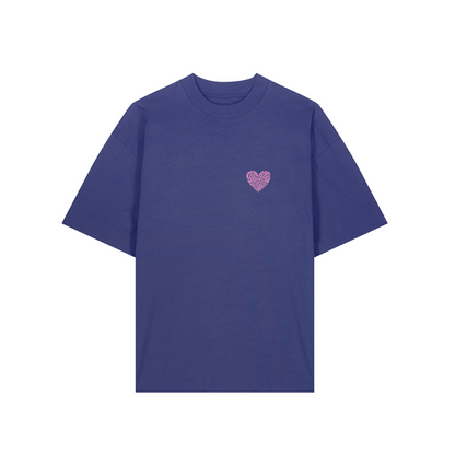 T-Shirt "WORLD WIDE LOVE" + Frontprint | Make Oxytocin Not War